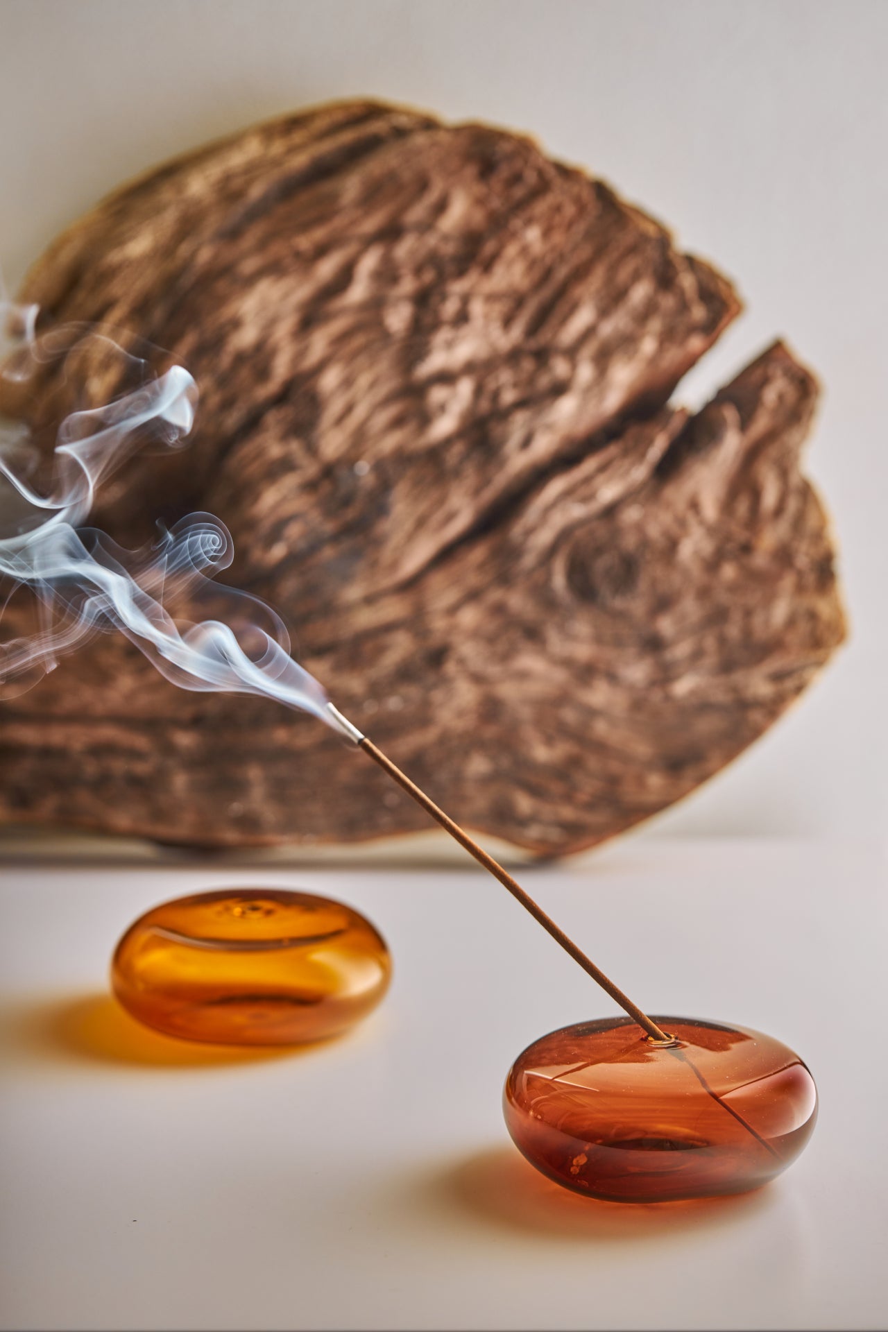 PORTE-BÂTONNET D'ENCENS Verre Soufflé