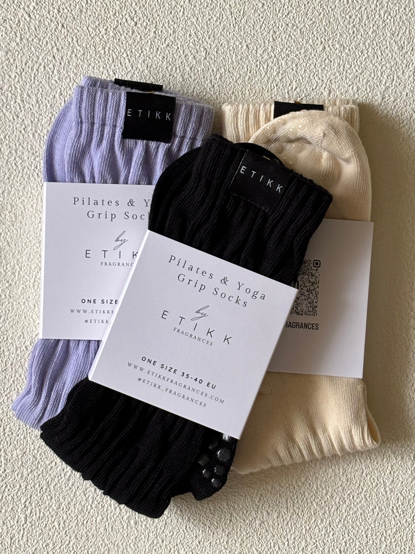 PILATES & YOGA GRIP SOCKS High Rise